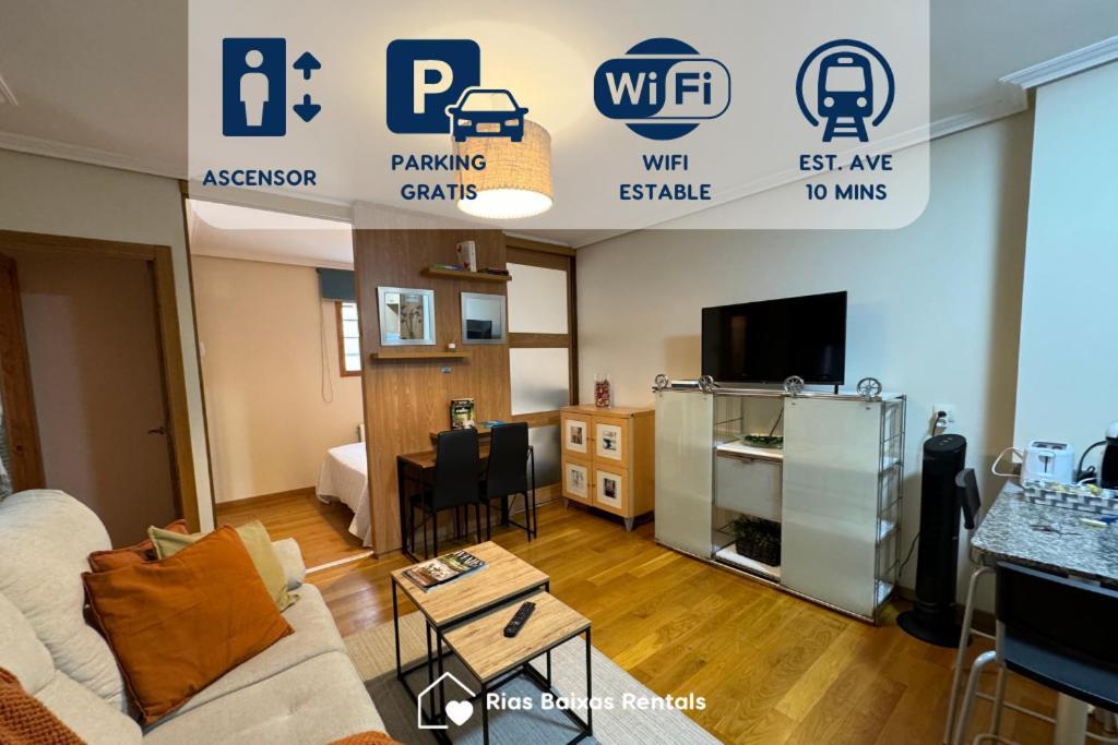 Centrico Con Parking Y Wifi ツ By Rias Baixas Rentals Vigo Extérieur photo
